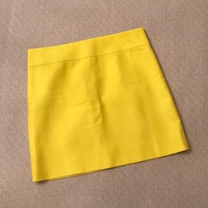 J.Crew- Mini Skirt in yellow